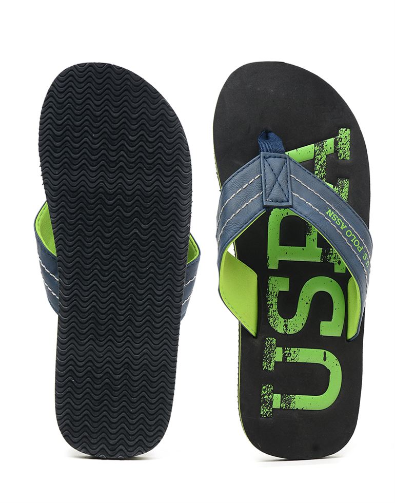 U.S. Polo Assn. Casual Wear Solid Men Flip Flop